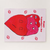 愛でバレンタインデーを幸せに ジグソーパズル (横)