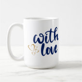 愛でマグカップ|コーヒーマグカップ|ギフト |父の母の日 コーヒーマグカップ (左)