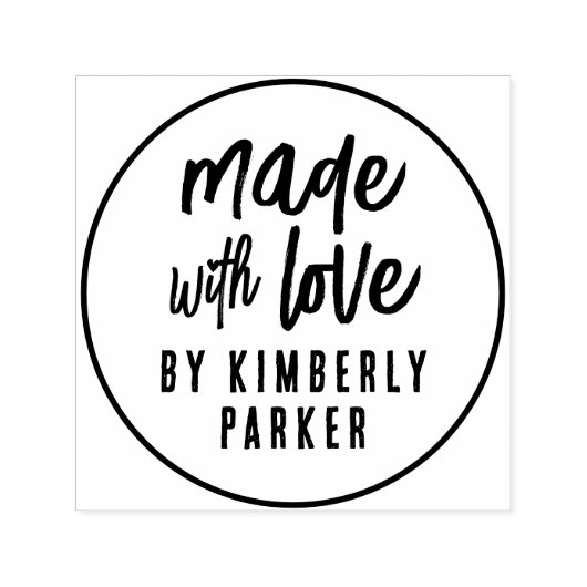 愛でモダン手作りされた名前をカスタムする製ぼほ セルフインキングスタンプ (デザイン)