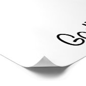 愛でリード，デイジーで大人の着色 ポスター (角)