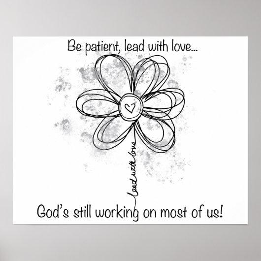 愛でリード，デイジーで大人の着色 ポスター (正面)