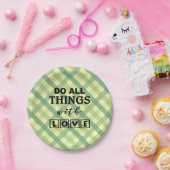 愛で万事を成し遂げろ！ ペーパープレート (パーティー)