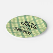 愛で万事を成し遂げろ！ ペーパープレート (アングル)