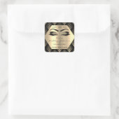 愛で作っただけのためにセピア金ゴールドアイメイク スクエアシール (バッグ)