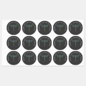 愛で作ったトンボの防水 ラベル (シート)