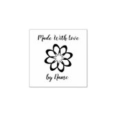 愛で作った花 ラバースタンプ (インプリント)