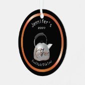 愛で作った銅のキッチンフード メタルオーナメント (正面左)