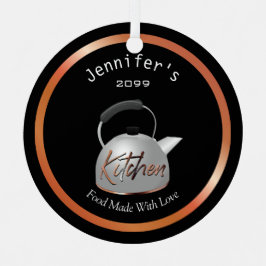 愛で作った銅のキッチンフード メタルオーナメント