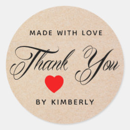 愛で作ってくれてありがとう ラウンドシール
