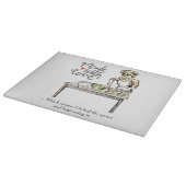 愛で作られたのでスプーンをなめた |おもしろい | カッティングボード (角)