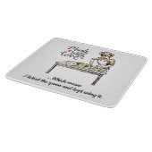 愛で作られたのでスプーンをなめた |おもしろい | カッティングボード (角)