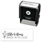 愛で作られたグラフィックチューリップ セルフインキングスタンプ (インサイチュ)