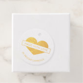 愛で作られたゴールデンハート フェイバータグ (箱)