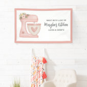 愛で作られたベーカリーパティシシェフバナー 横断幕 (インサイチュ)