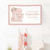 愛で作られたベーカリーパティシシェフバナー 横断幕 (インサイチュ)