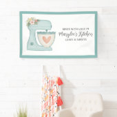 愛で作られたベーカリーパティシシェフバナー 横断幕 (インサイチュ)