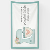 愛で作られたベーカリーパティシシェフバナー 横断幕 (縦)