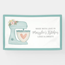 愛で作られたベーカリーパティシシェフバナー 横断幕