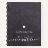 愛で作られたママのレシピ素朴|過去記事 ノートブック (正面)