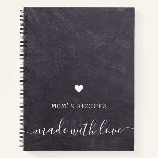 愛で作られたママのレシピ素朴|過去記事 ノートブック (正面)