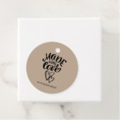 愛で作られたミニマルでカスタマイズ可能な書道 フェイバータグ (インサイチュ)