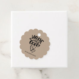 愛で作られたミニマルでカスタマイズ可能な書道 フェイバータグ