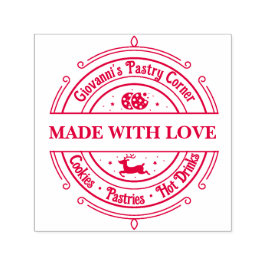 愛で作られたモダンレトロ赤 セルフインキングスタンプ