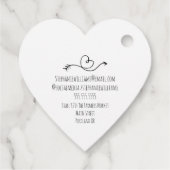 愛で作られたロゴを追加 |ご注文ありがとうございます フェイバータグ (裏面)