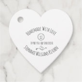 愛で作られたロゴを追加 |ご注文ありがとうございます フェイバータグ (正面)