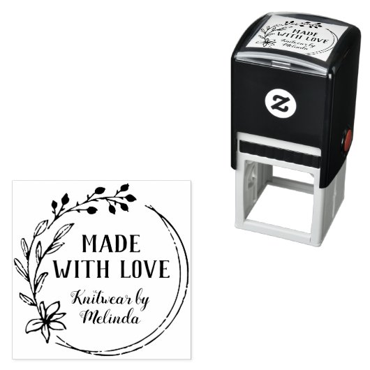 愛で作られた手描きベリーリース セルフインキングスタンプ (インサイチュ)