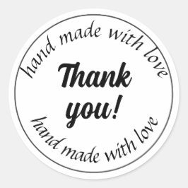 愛で作られた手 ラウンドシール