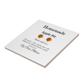 愛で作られた自家製アップルパイの具材を追加 タイル (側面)