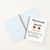 愛で作られた自家製アップルパイの具材を追加 ノートブック (内部)
