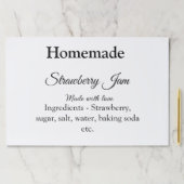 愛で作られた自家製ストロベリージャム文字 ペーパーパッド (インサイチュ)