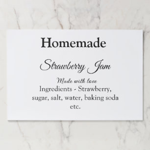 愛で作られた自家製ストロベリージャム文字 ペーパーパッド