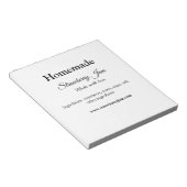 愛で作られた自家製ストロベリージャム追加文字我々 ノートパッド (アングル)