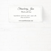 愛で作られた自家製ストロベリージャム追加文字我々 横断幕 (インサイチュ)