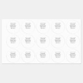 愛で作られた自家製トマトソース追加の名前文字 ラベル (シート)