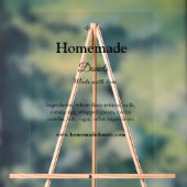 愛で作られた自家製ドーナツ追加文字サイト アクリルサイン (ニュートラル)