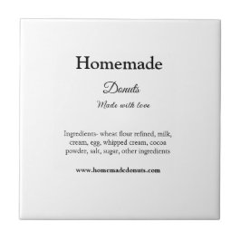 愛で作られた自家製ドーナツ追加文字サイト タイル