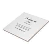 愛で作られた自家製ドーナツ追加文字サイト タイル (側面)