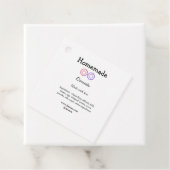 愛で作られた自家製ドーナツ追加文字サイト フェイバータグ (インサイチュ)