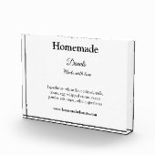 愛で作られた自家製ドーナツ追加文字サイト フォトブロック (右)