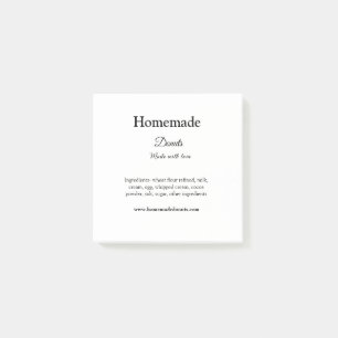 愛で作られた自家製ドーナツ追加文字サイト ポストイット