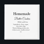 愛で作られた自家製バタークッキー追加文字 マグネット<br><div class="desc">デザイン</div>