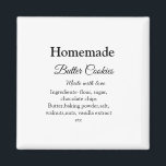 愛で作られた自家製バタークッキー追加文字 マグネット<br><div class="desc">デザイン</div>