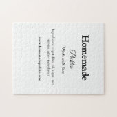 愛で作られた自家製ピクルス追加文字サイト ジグソーパズル (横)