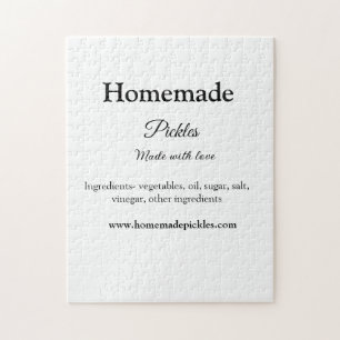 愛で作られた自家製ピクルス追加文字サイト ジグソーパズル