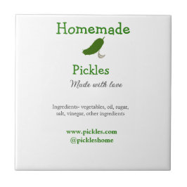 愛で作られた自家製ピクルス追加文字サイト タイル