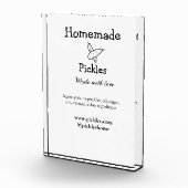 愛で作られた自家製ピクルス追加文字サイト フォトブロック (右)